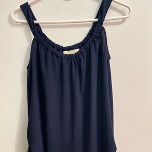 Elegant Navy Blue Women's Top